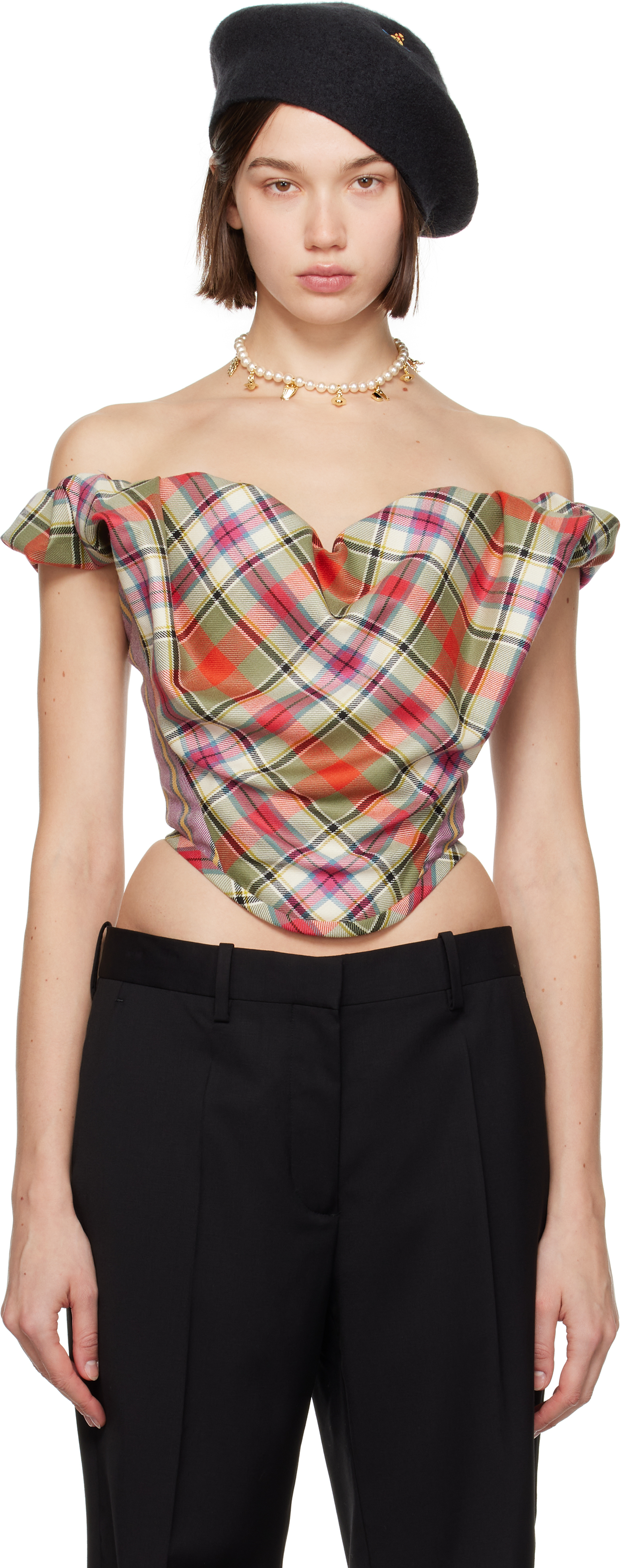 Multicolor Sunday Corset Top