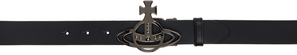 Black Line Orb Buckle Belt