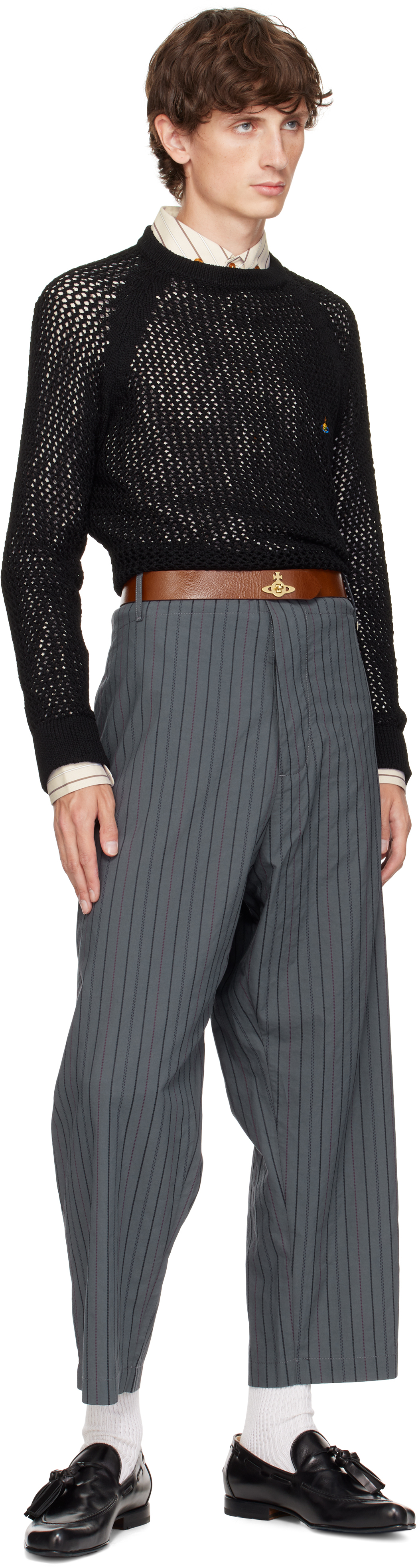 Vivienne Westwood Brown Turn-lock Belt In Aw24-c406
