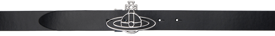 Black Line Orb Buckle Belt