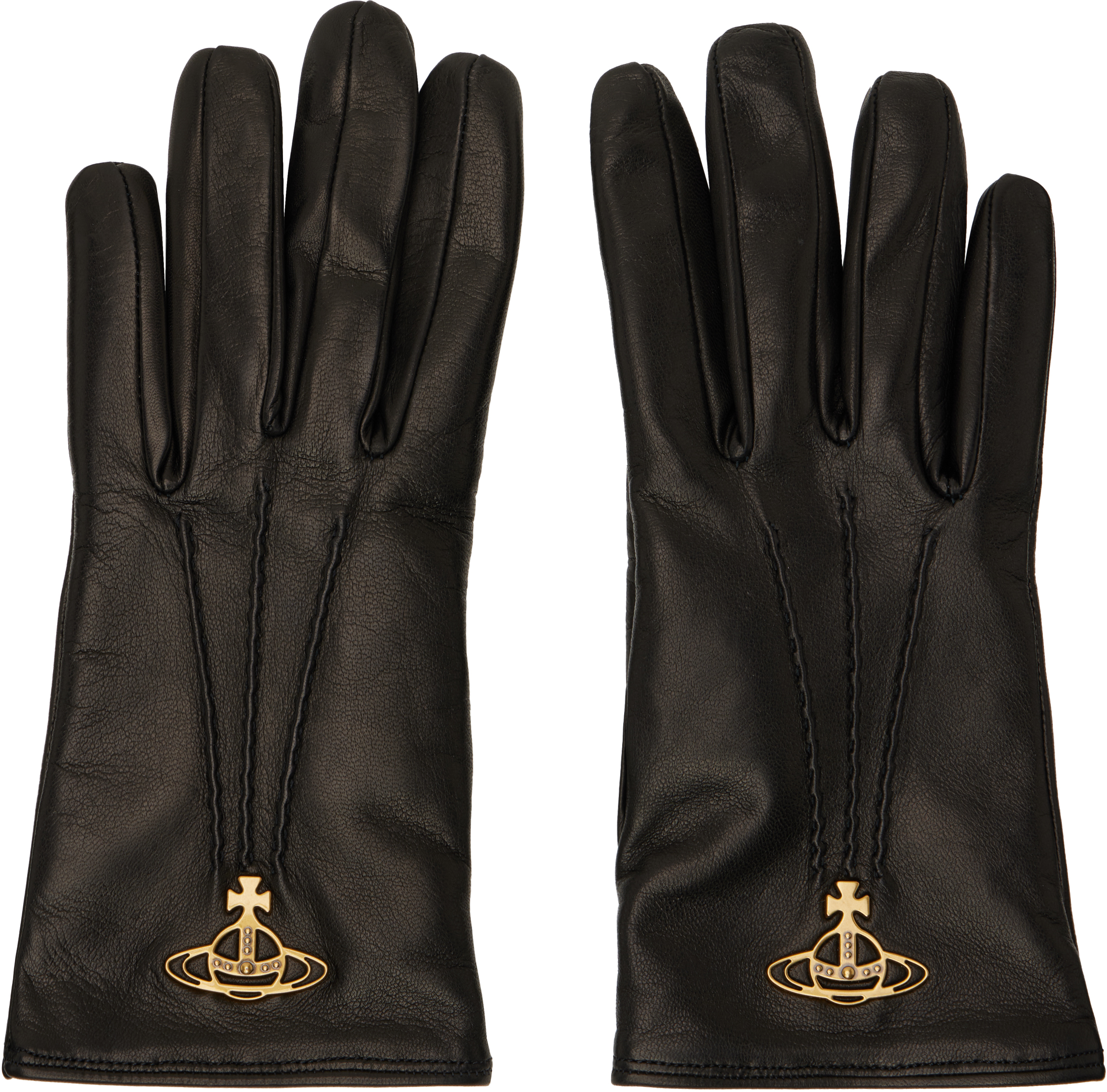 VIVIENNE WESTWOOD BLACK CLASSIC GLOVES 