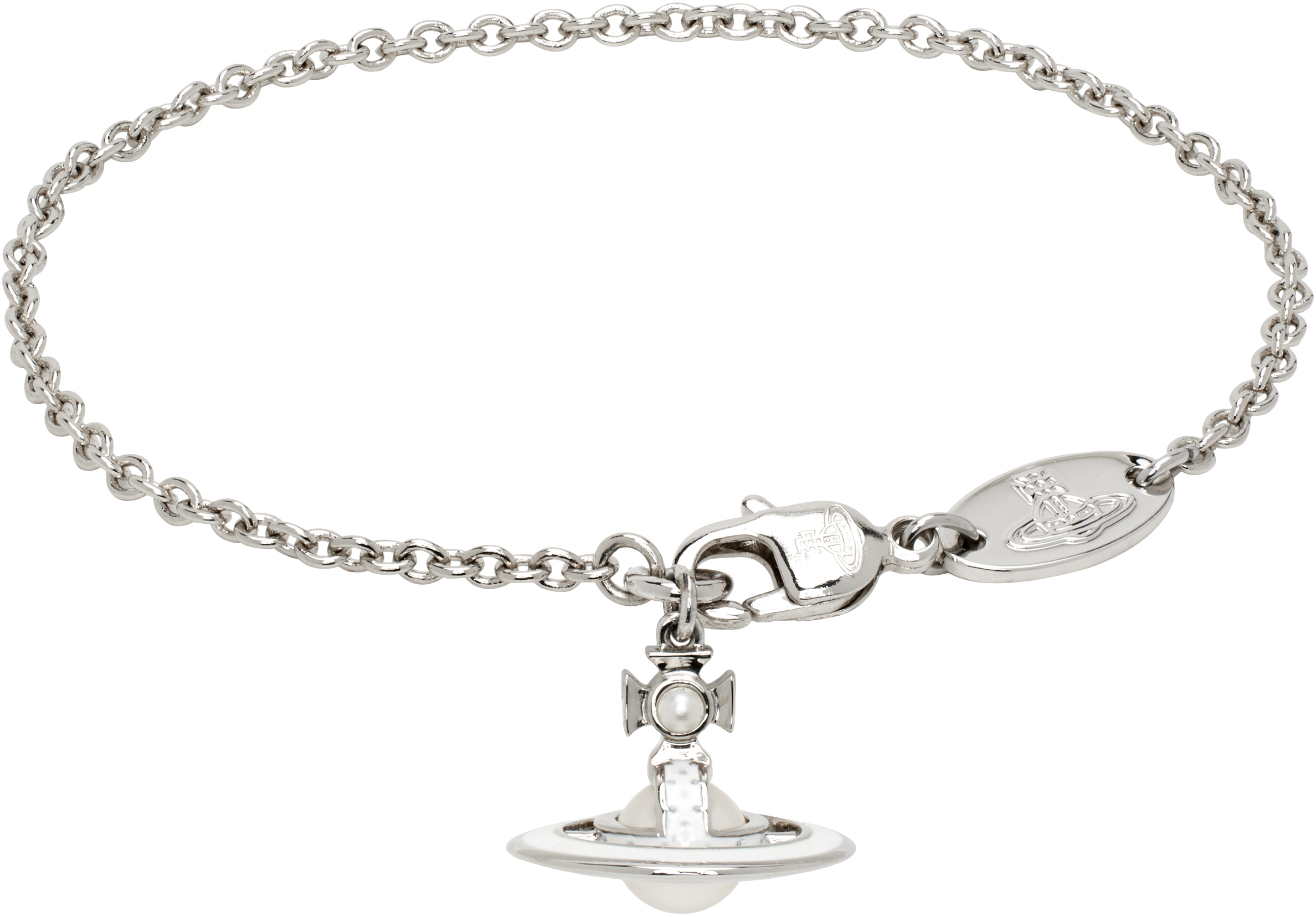 Shop Vivienne Westwood Silver Simonetta Bracelet In Ss22-p113