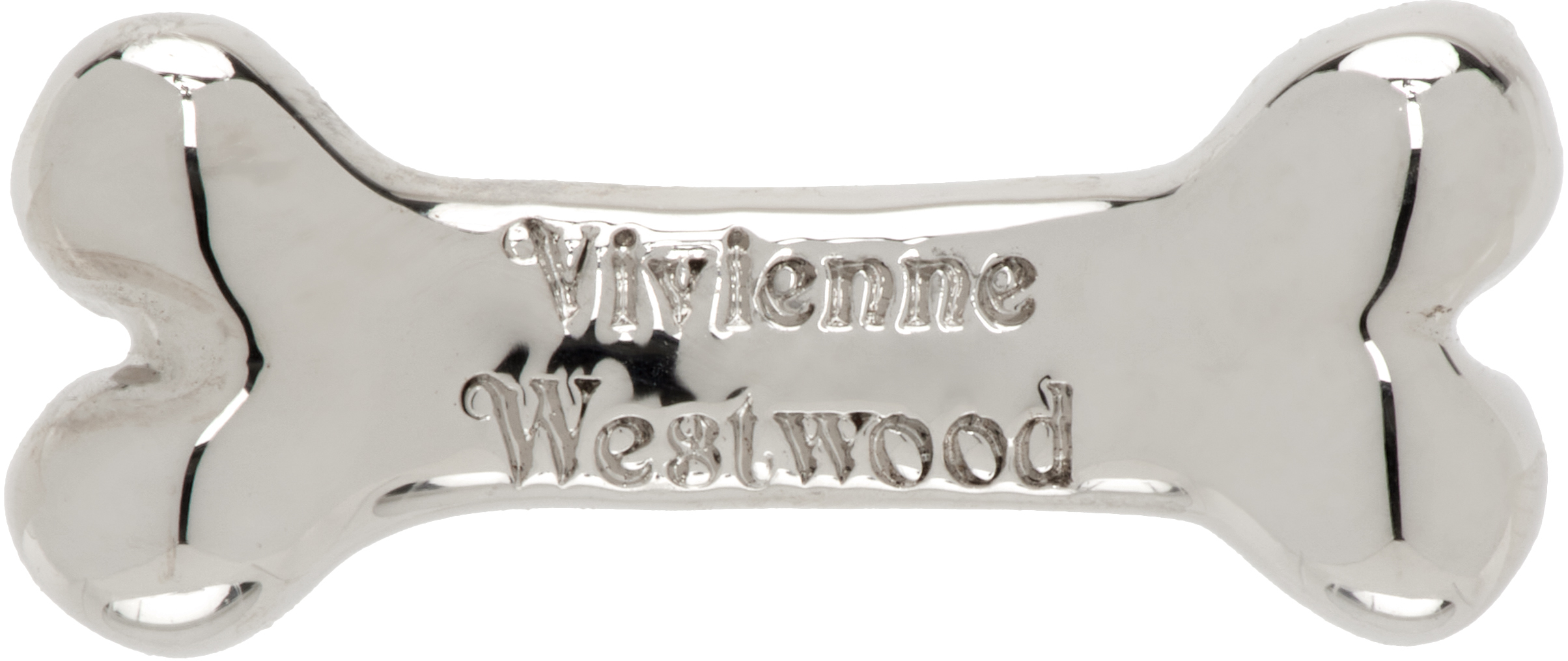 Shop Vivienne Westwood Silver Otho Single Stud Earring In Aw24-w003