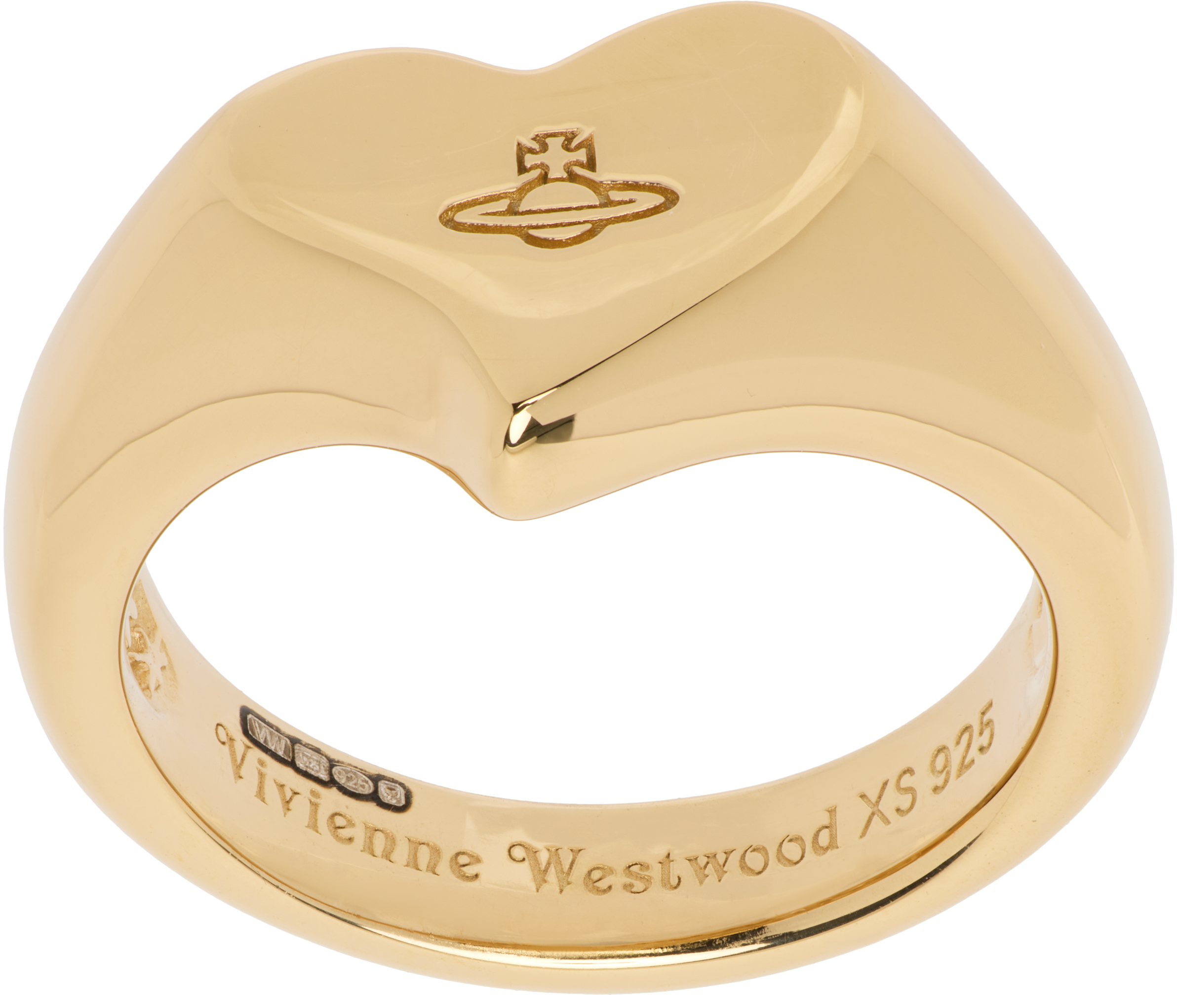 Shop Vivienne Westwood Gold Marybelle Ring In Gold (925)