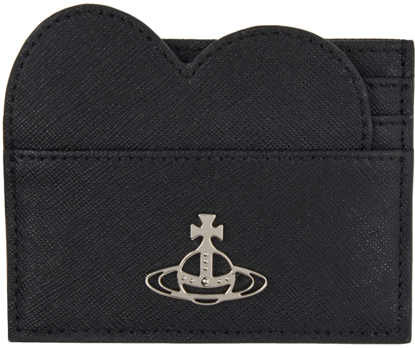 Black Heart Card Holder