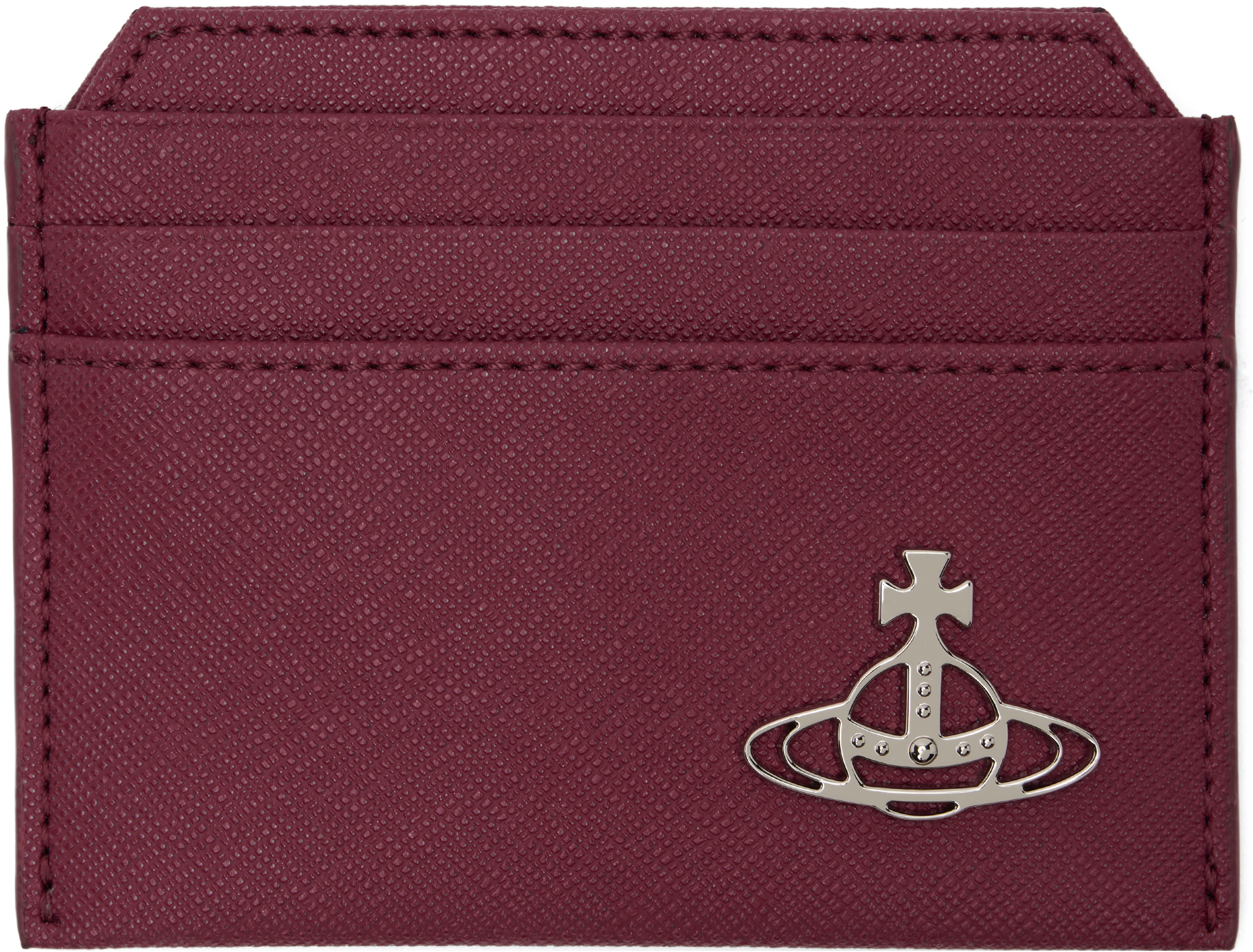 VIVIENNE WESTWOOD RED SLIM CARD HOLDER 