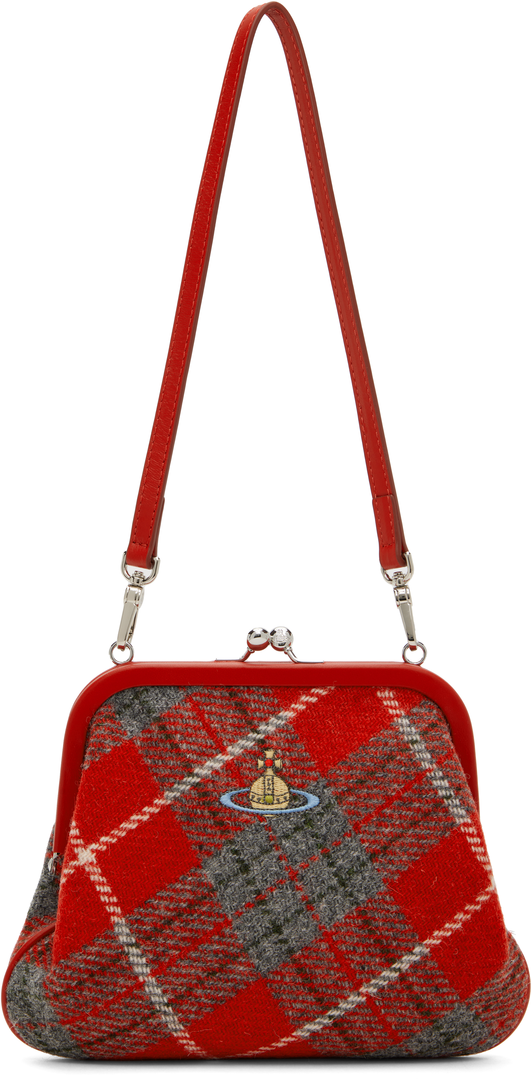 VIVIENNE WESTWOOD RED VIVIENNE'S CLUTCH 