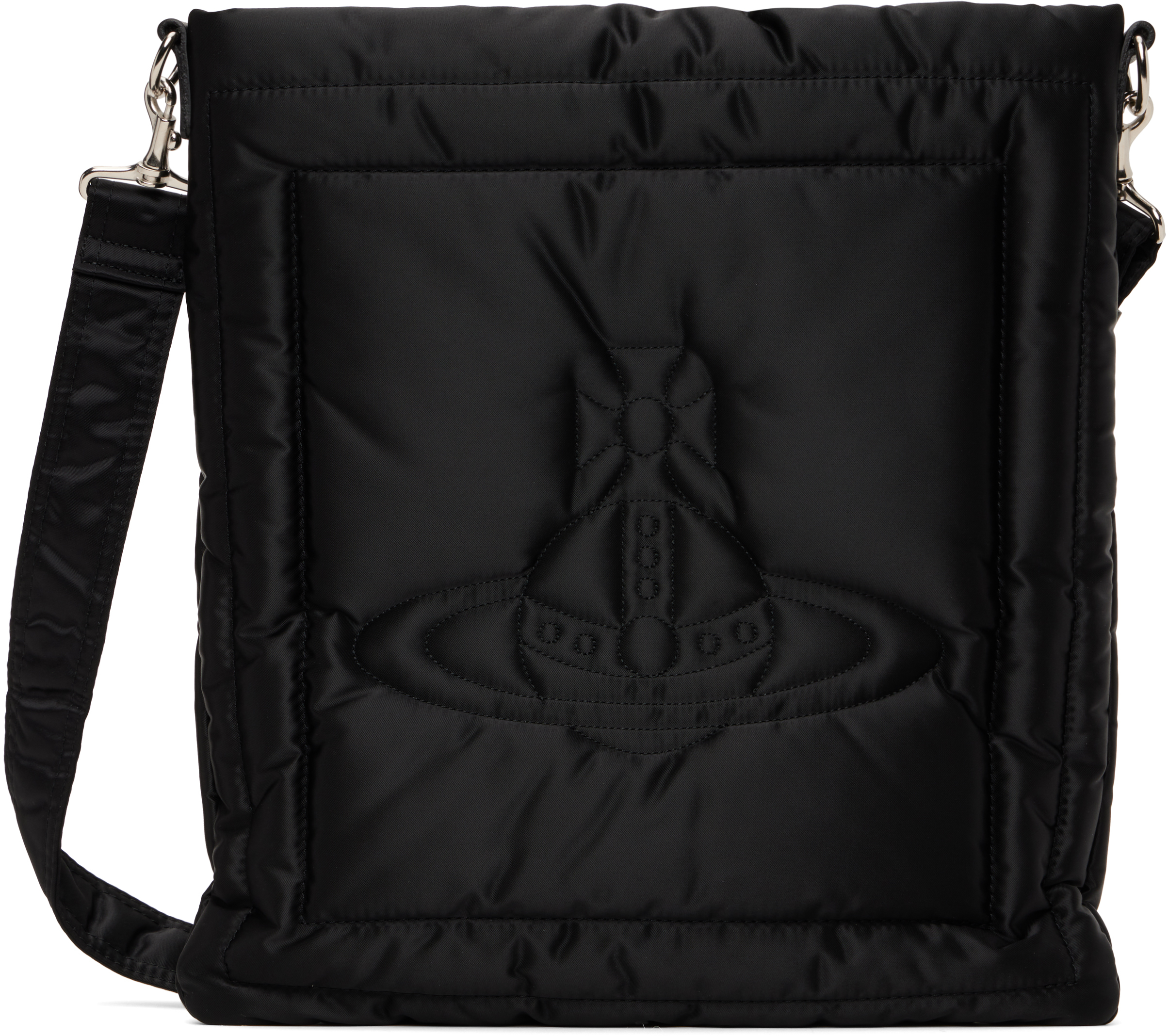 Black Beatrice Square Crossbody Bag