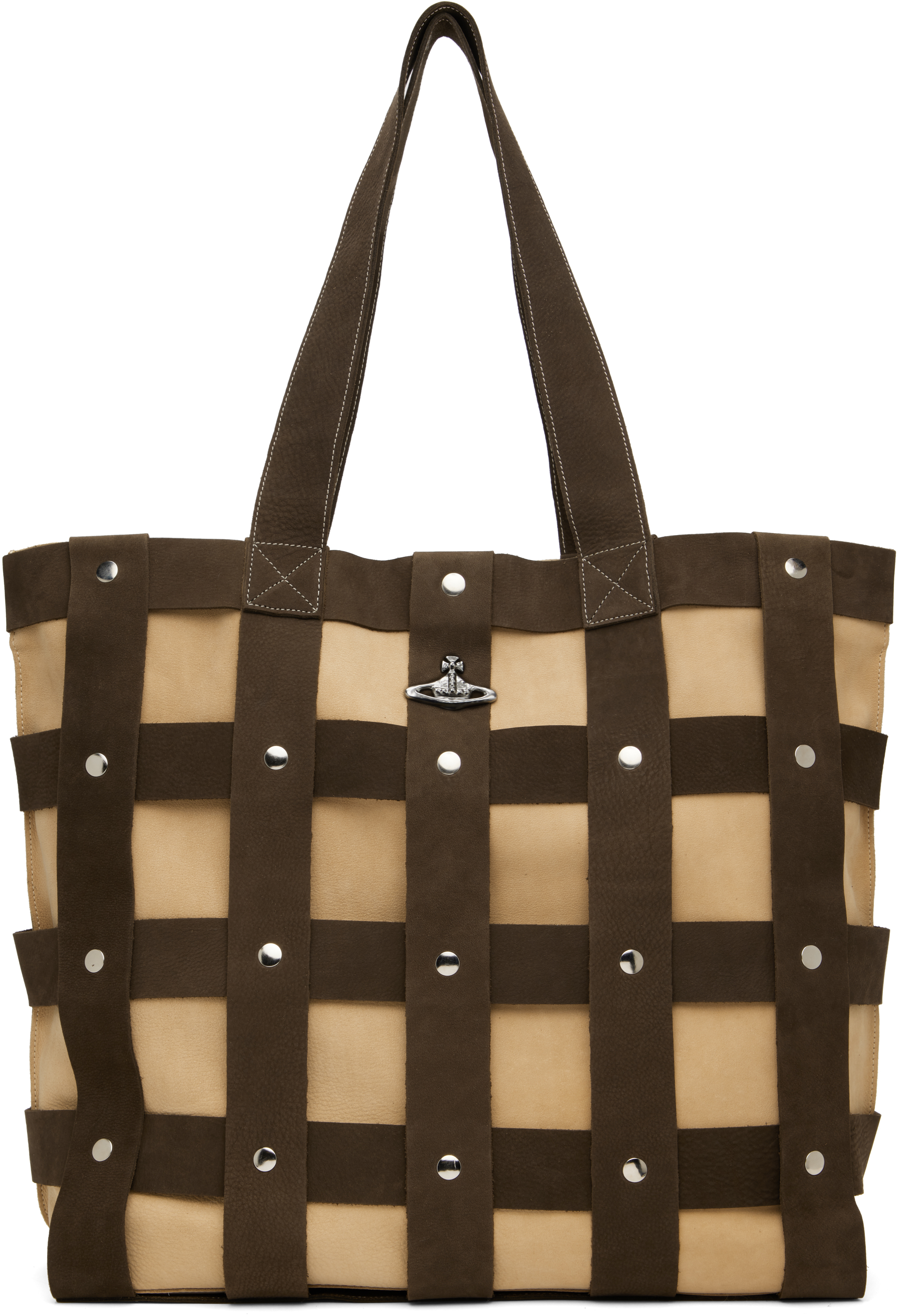 Brown & Beige Troy Tote