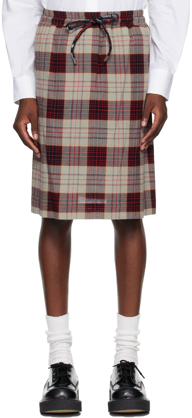 Red Kilt Skirt