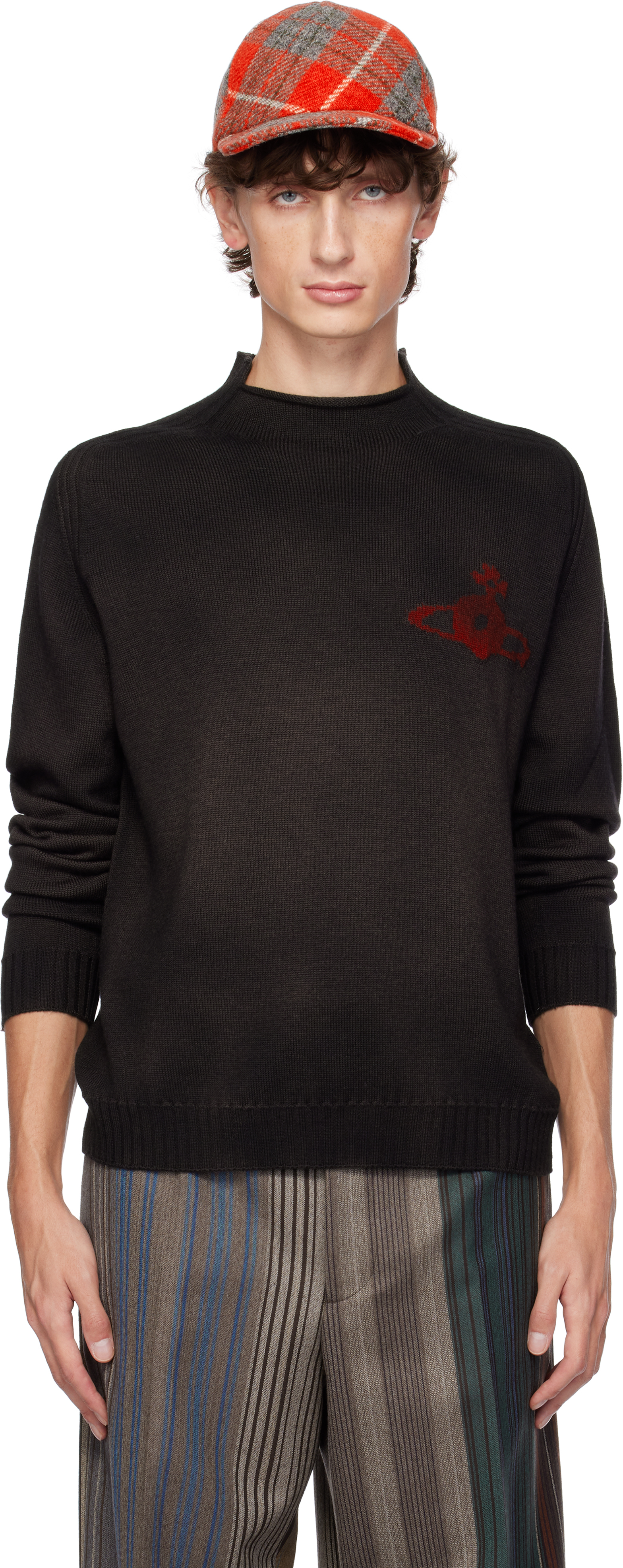 Shop Vivienne Westwood Brown Sean Sweater In Aw24-d401