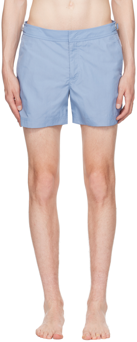 Orlebar Brown Setter Thigh-length Swim Shorts In Blue