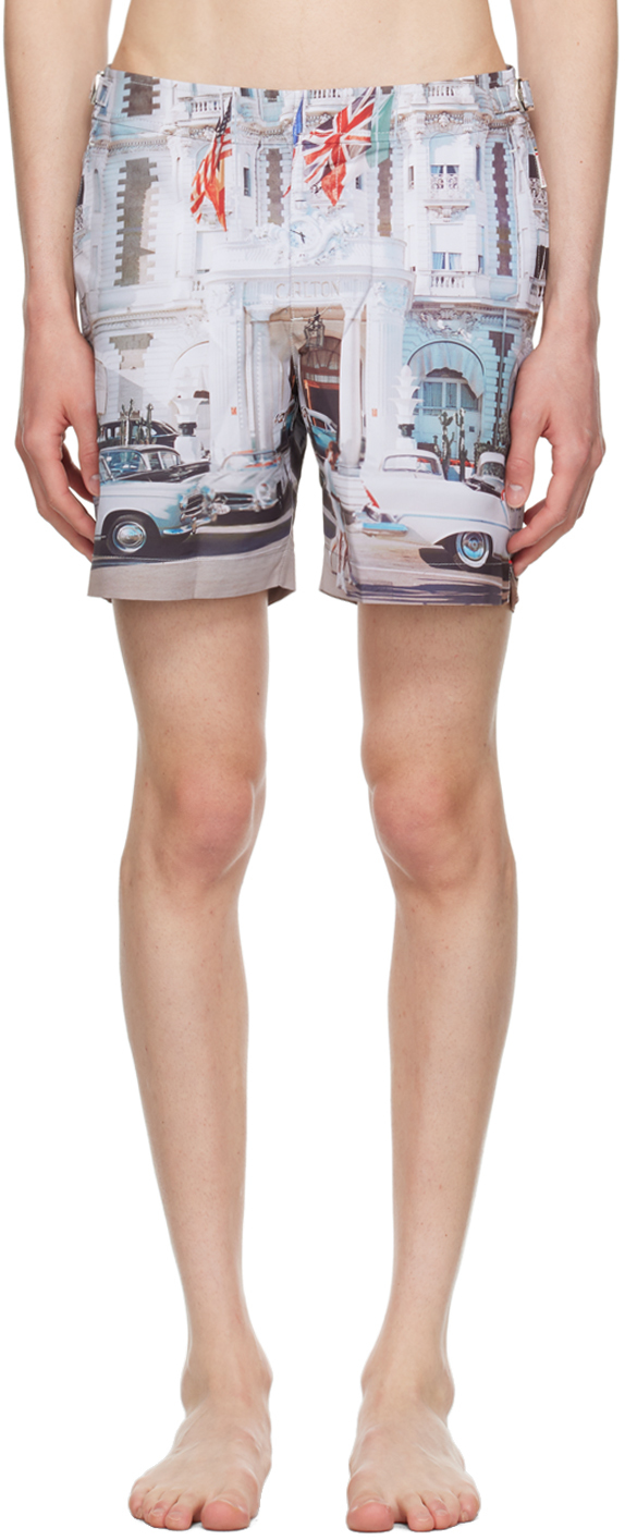 Multicolor Bulldog Swim Shorts