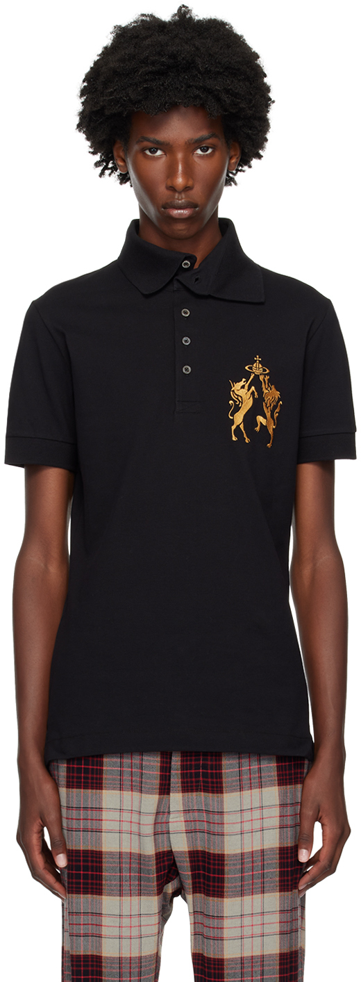 White Unicorn & Lion Polo