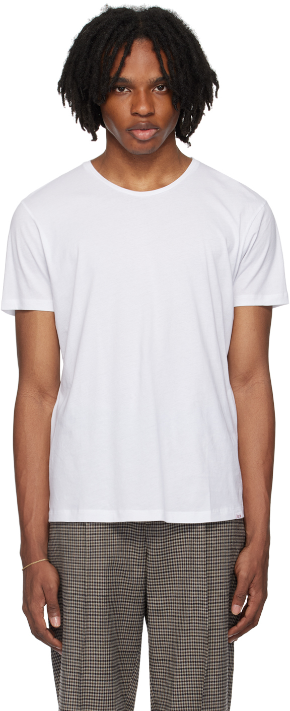 White OB-T T-Shirt by Orlebar Brown on Sale