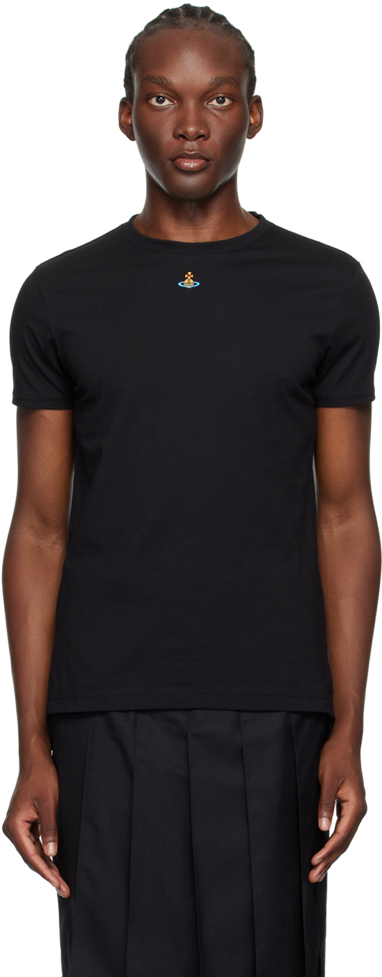 Tシャツ・カットソー ORB PERU' T-SHIRT Orb Peru T-shirt in black | Vivienne Westwood®