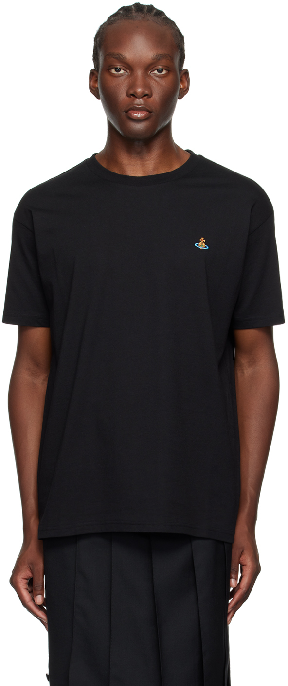 Vivienne Westwood｜ (CLASSIC T-SHIRT MULTICOLOR ORB (3G0 Black Classic Multicolour Orb T-Shirt by Vivienne Westwood