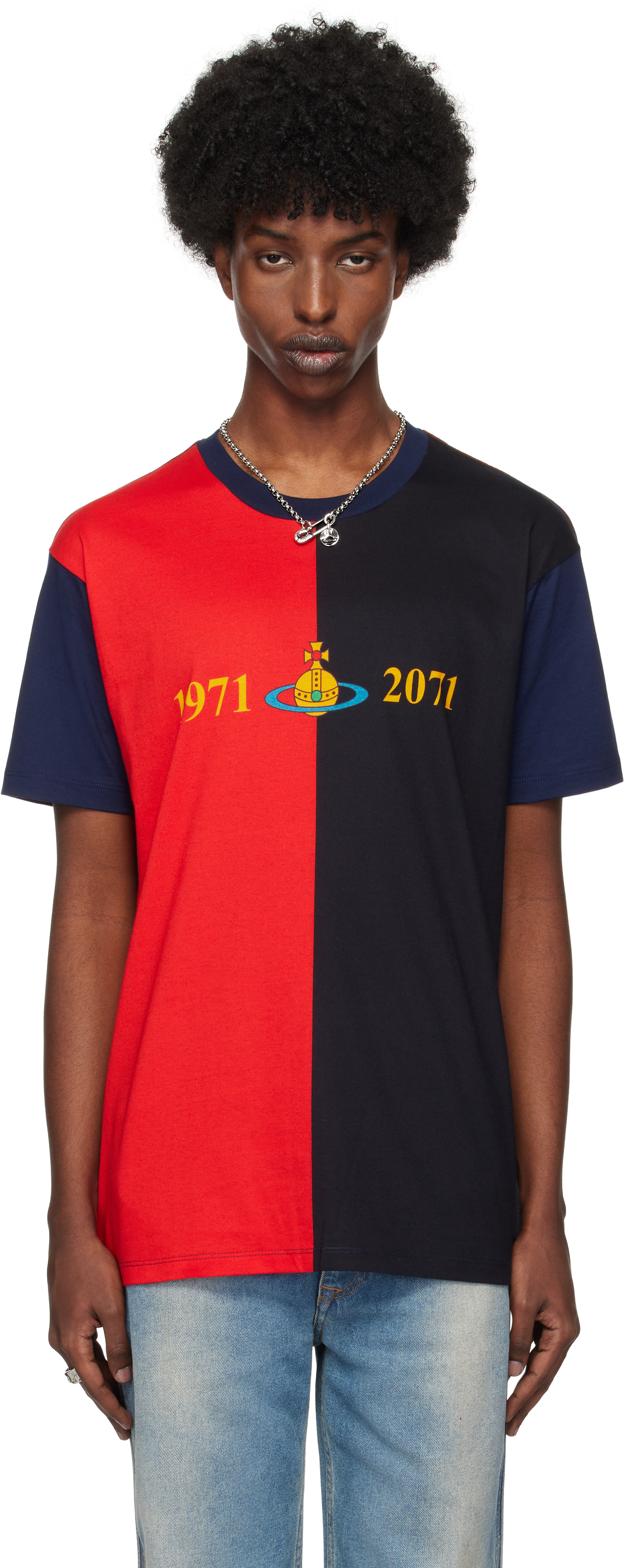 【関税込み】Vivienne Westwood マルチカラー Classic Tシャツ Vivienne Westwoodのマルチカラー Classic Tシャツがセール中