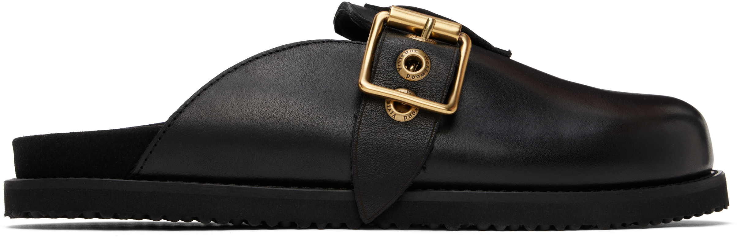 Shop Vivienne Westwood Black New oz Loafers In Aw24-n401