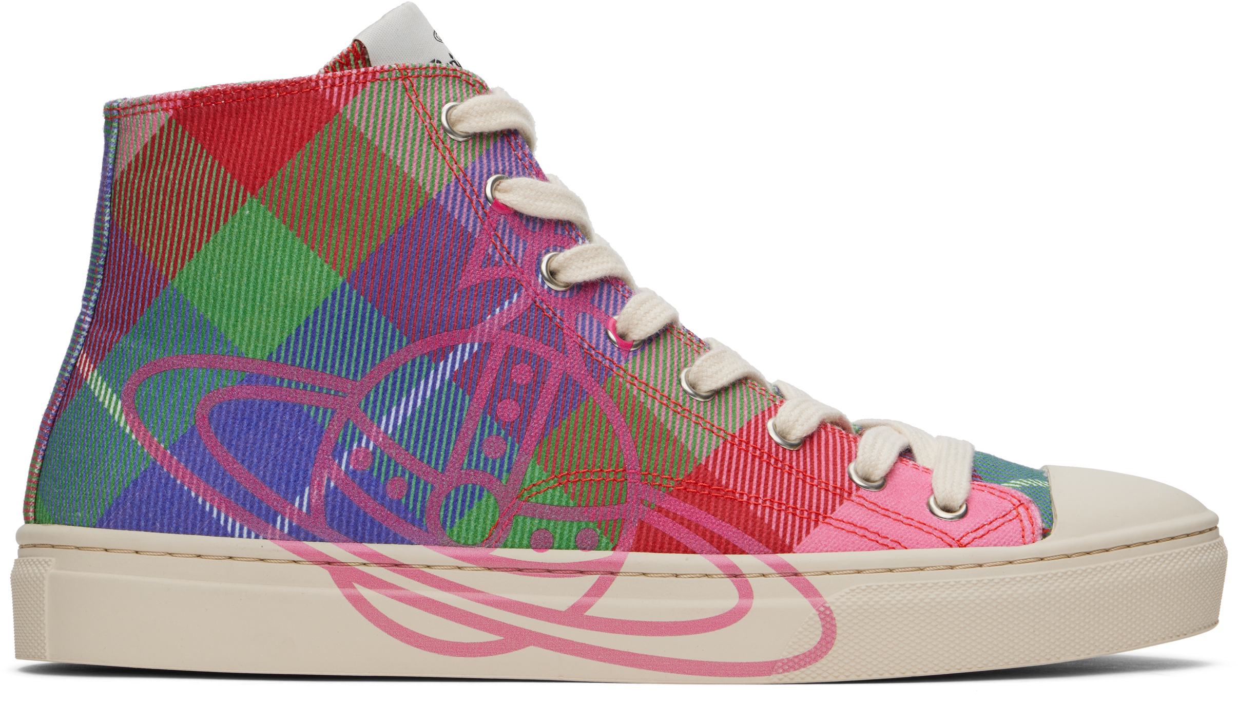 Multicolor Plimsoll High Top Sneakers