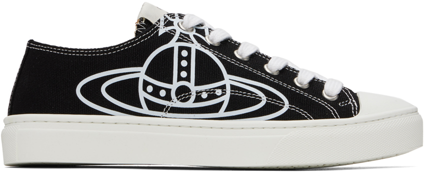 Black Plimsoll Low-Top Sneakers by Vivienne Westwood on Sale
