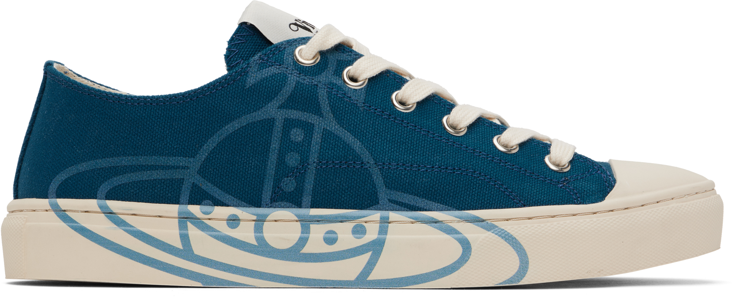 Blue Low Top Plimsoll Sneakers