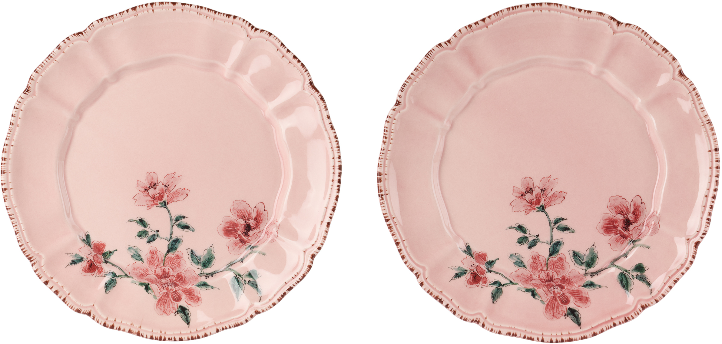 Laboratorio Paravicini Pink Lisa Corti Edition Pesco Rosa Dinner Plate Set