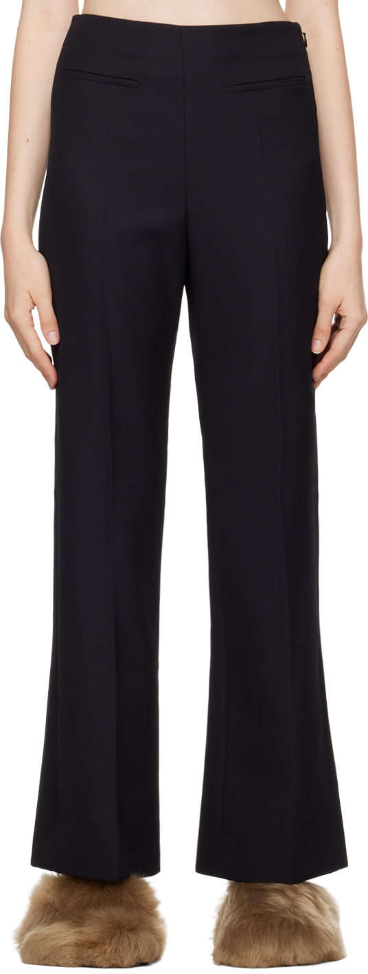 Shop Carven Black Cropped Trousers