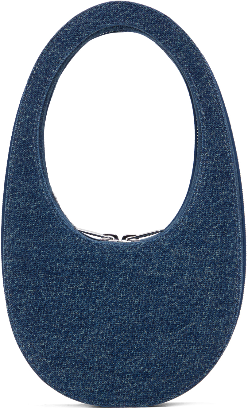 Blue Denim Mini Swipe Bag