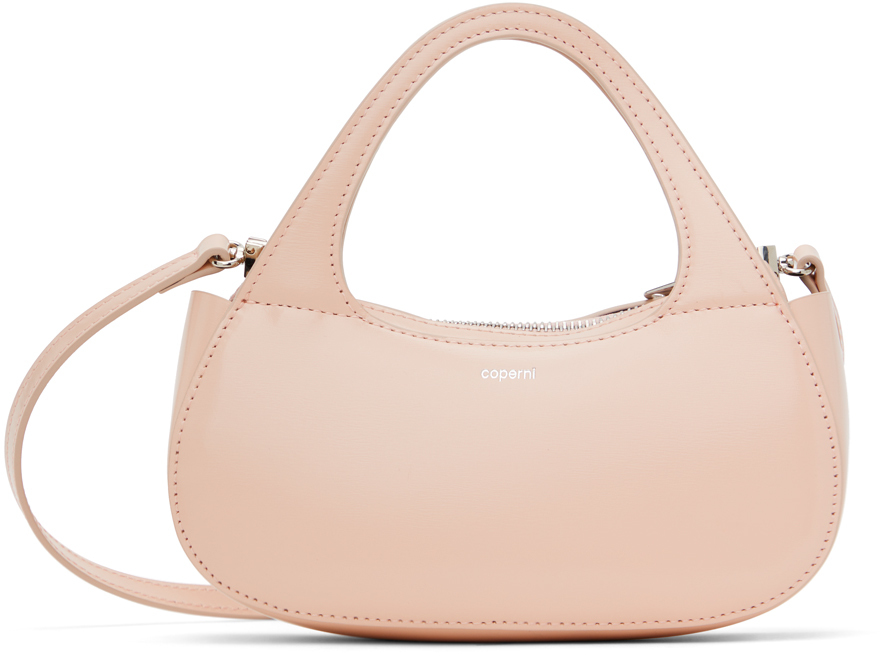 Pink Gloss Micro Baguette Swipe Bag