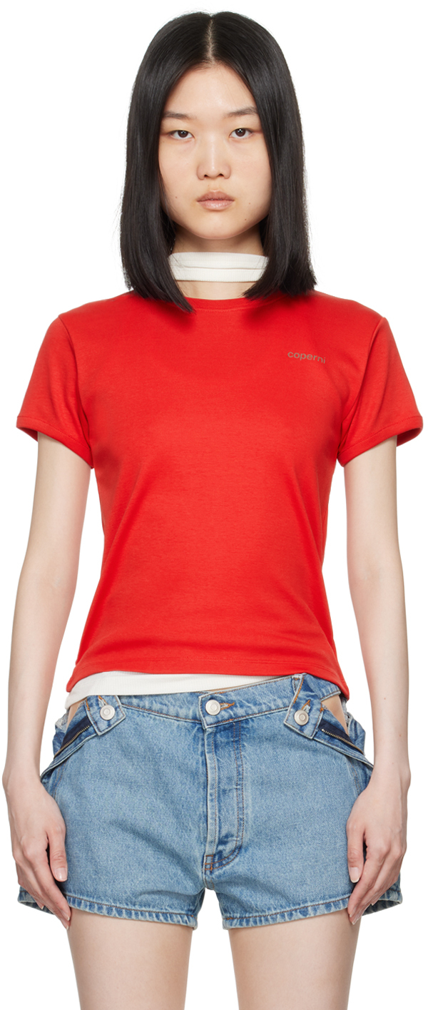 【関税込み】Coperni Tシャツ Coperni ロゴ Tシャツ | ニュートラル | FARFETCH JP