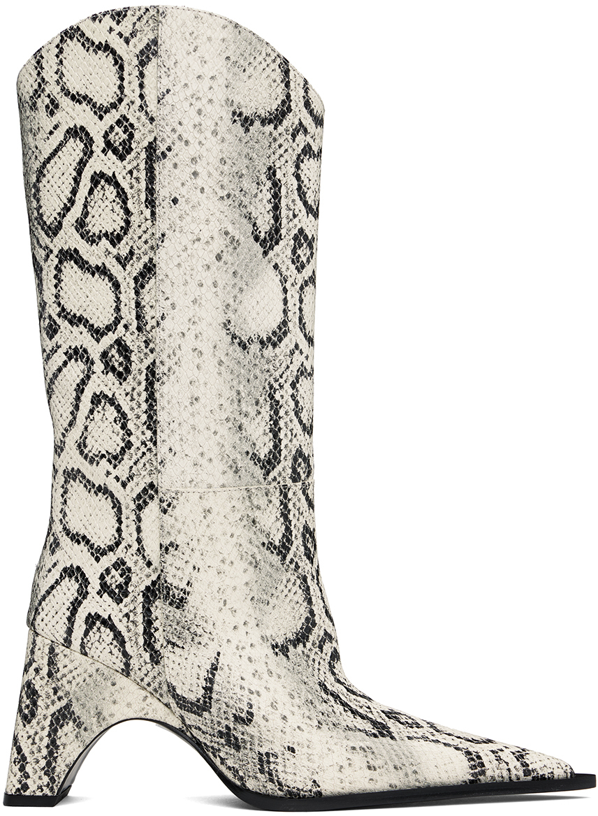 White Snake Bridge Cowboy Boots