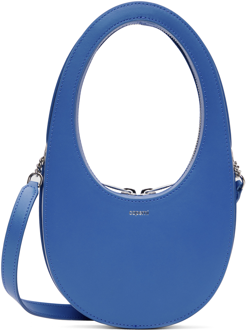 Blue Crossbody Mini Swipe Bag