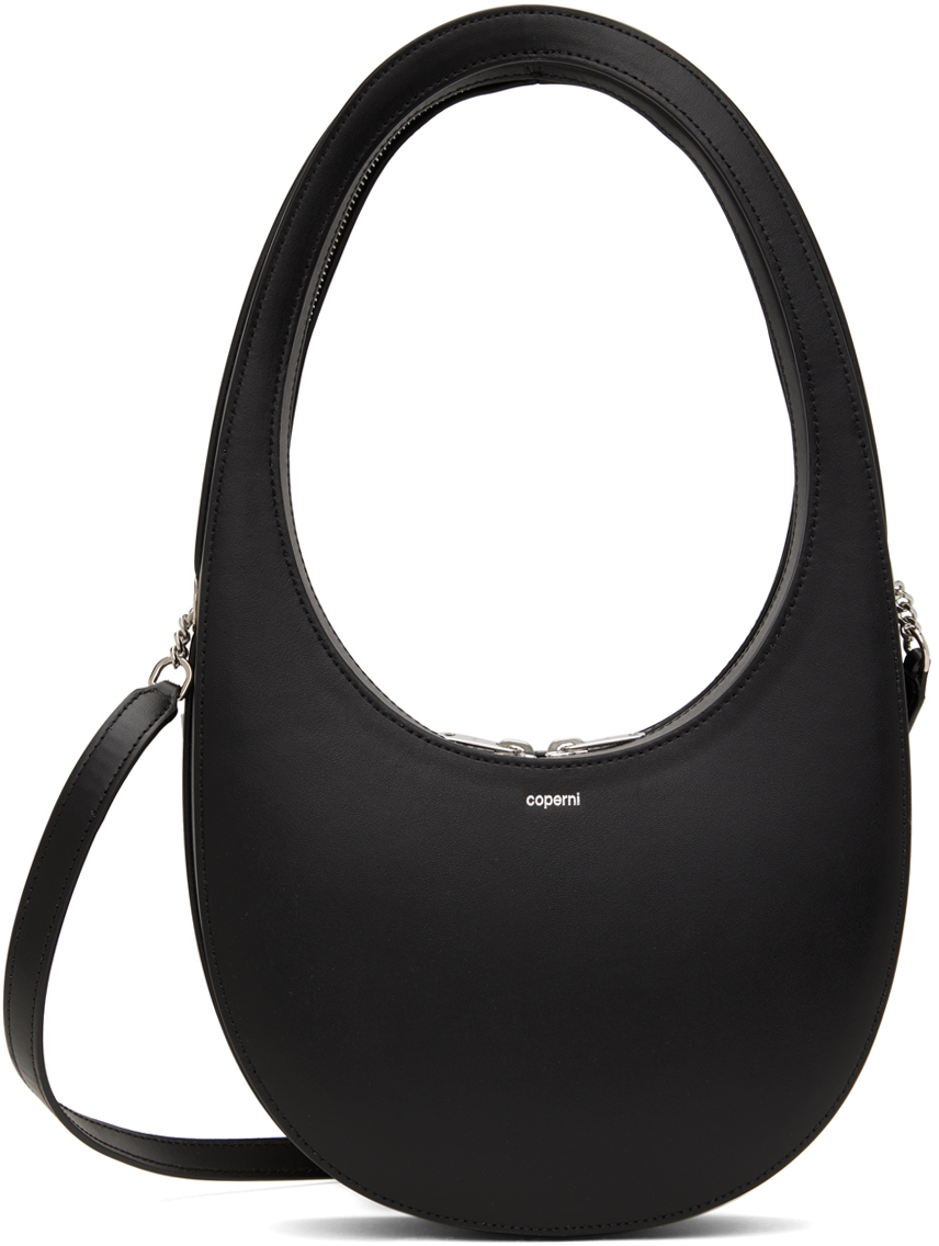 Black Cross Body Swipe Bag by Coperni on Sale