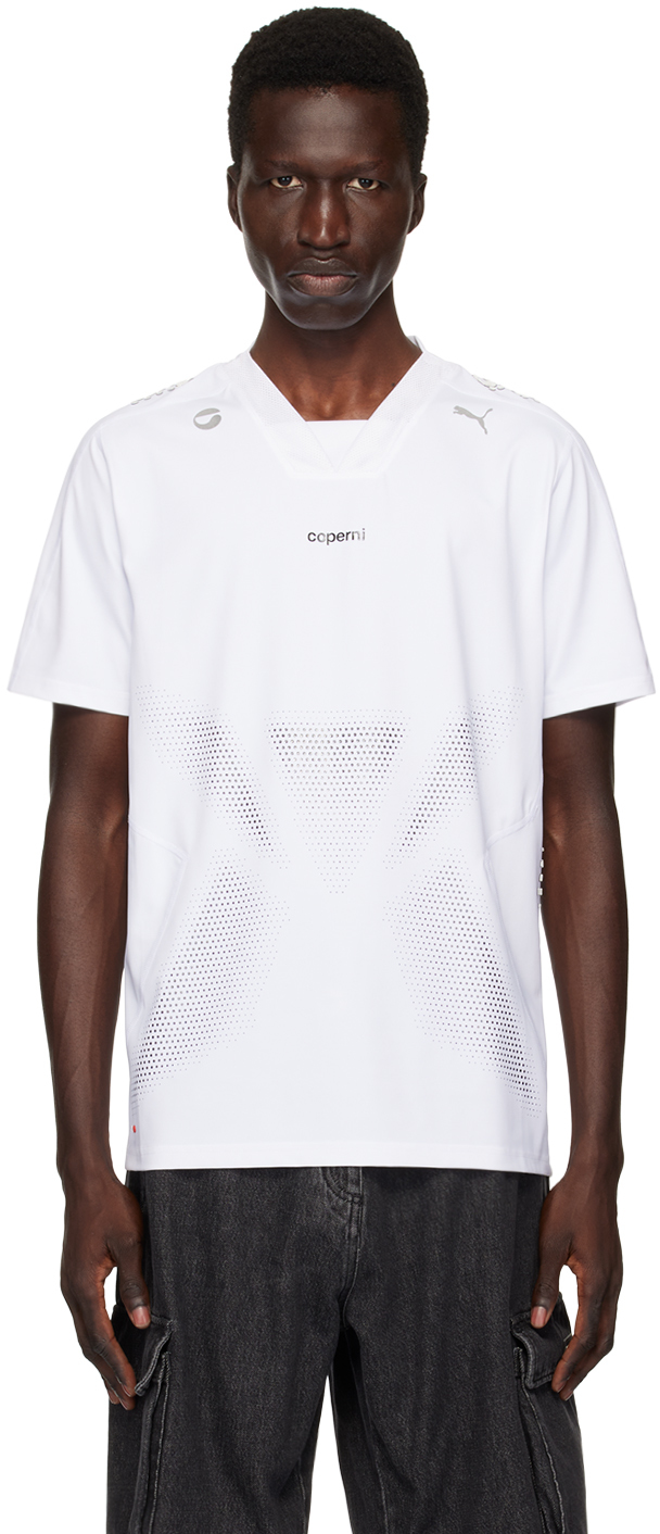 White PUMA Edition Football Jersey T-Shirt