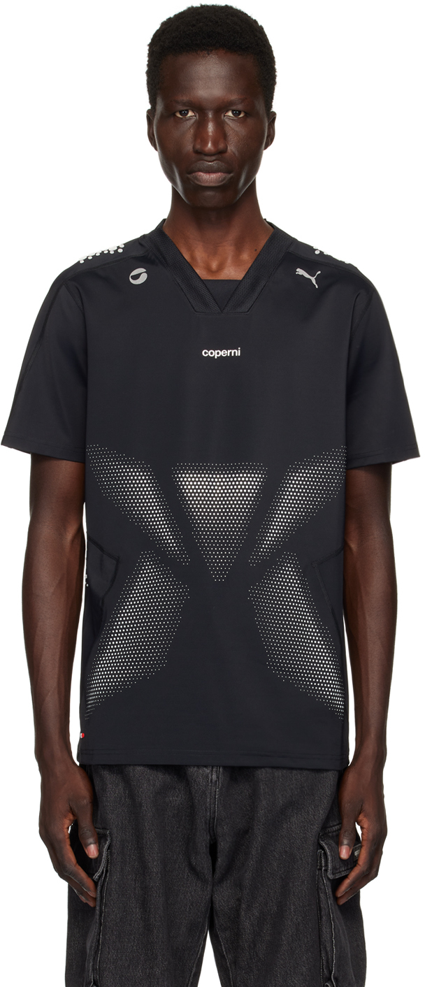Black PUMA Edition Football Jersey T-Shirt