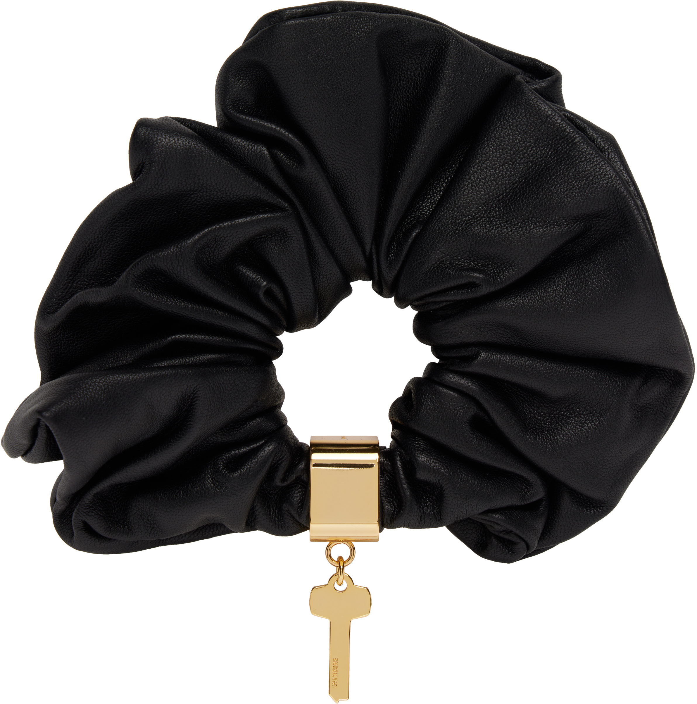【関税込み】We11done ブラック Key Charm レザー シュシュ we11done-black-key-charm-