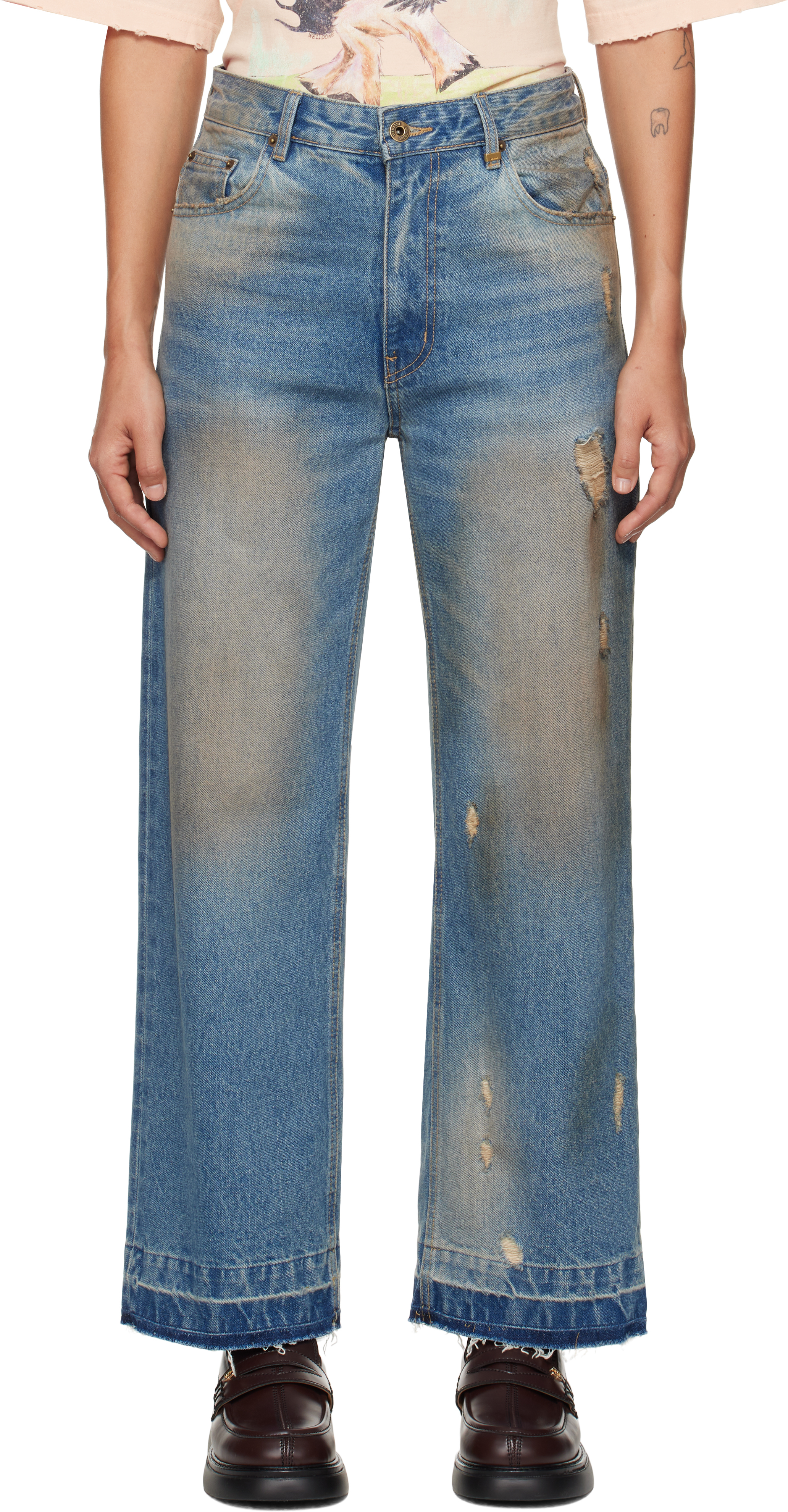 Blue Grunge Jeans