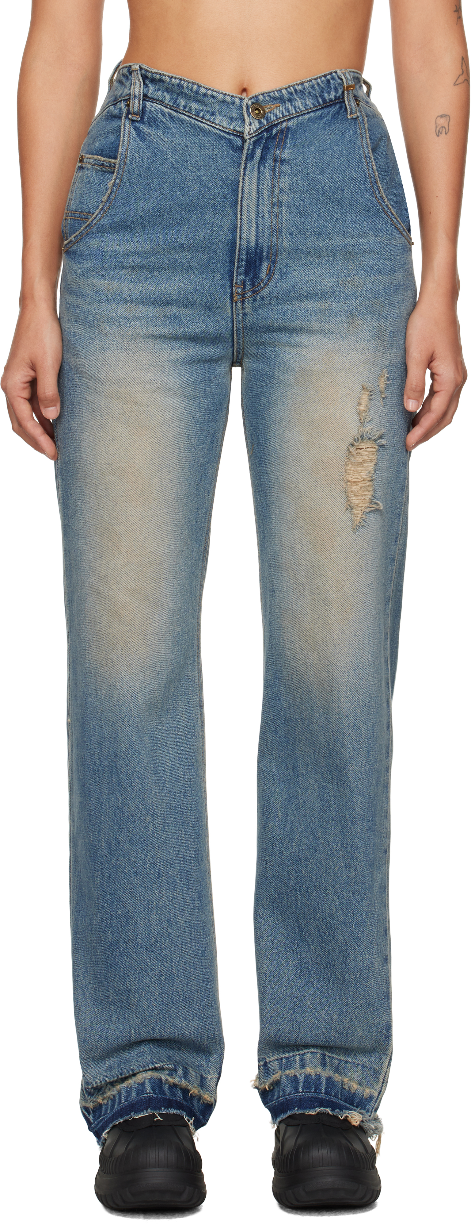 Blue Heart Jeans