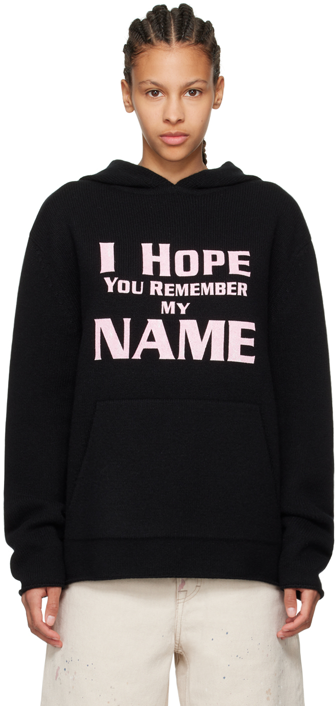 Black 'I Hope You Remember My Name' Hoodie