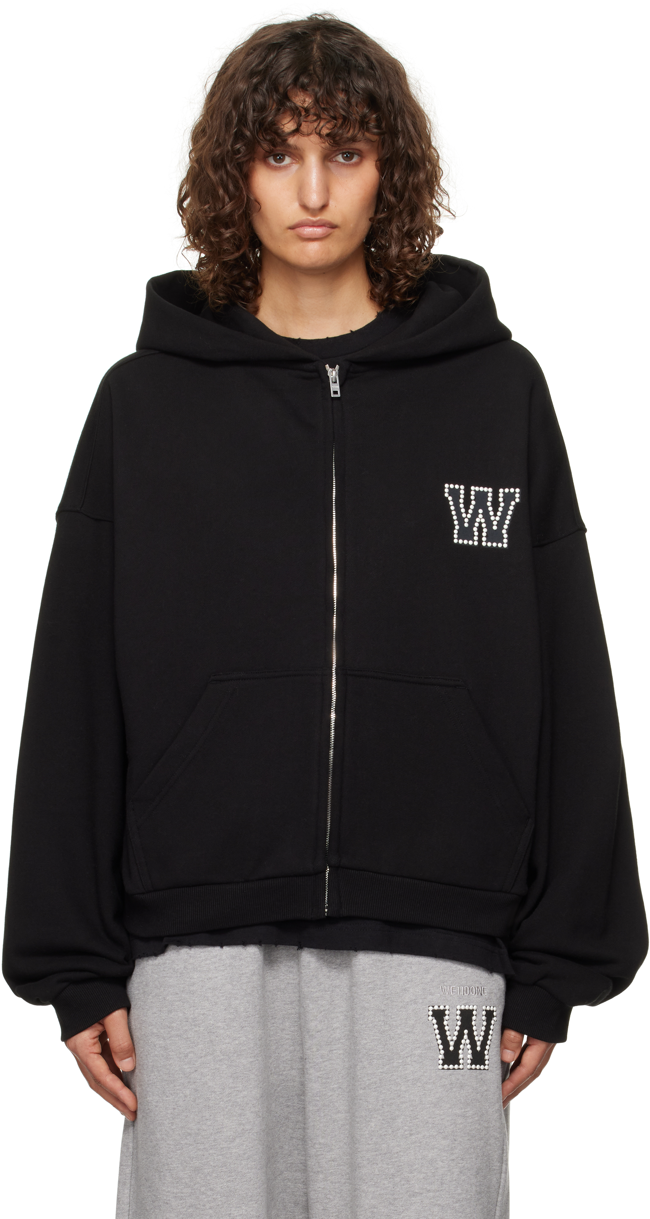 Black Pearl Logo Zip-up Hoodie