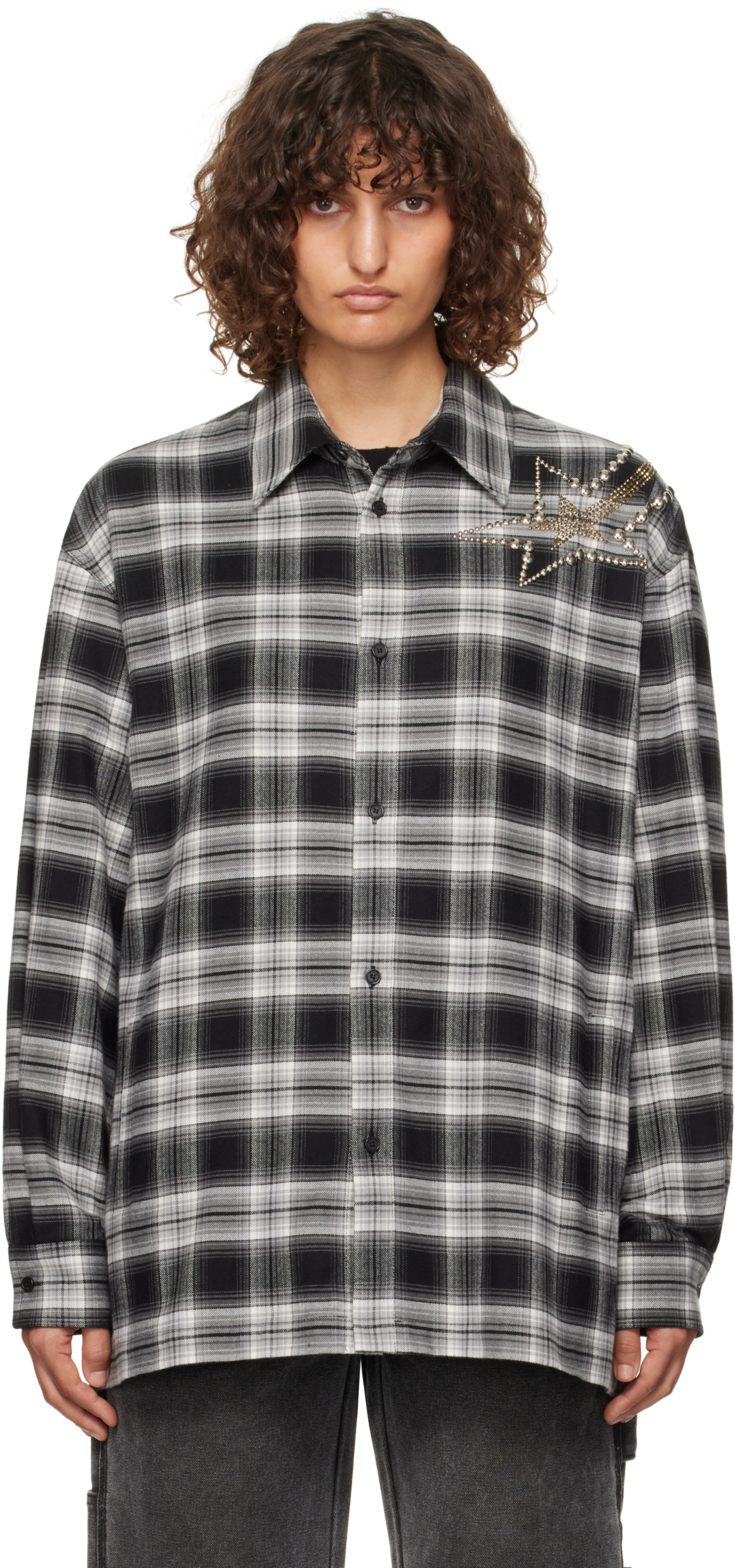 Black Meteor Check Shirt