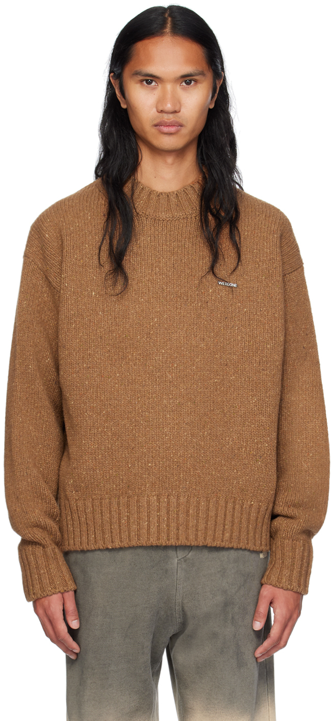 Shop We11 Done Brown Chunky Sweater