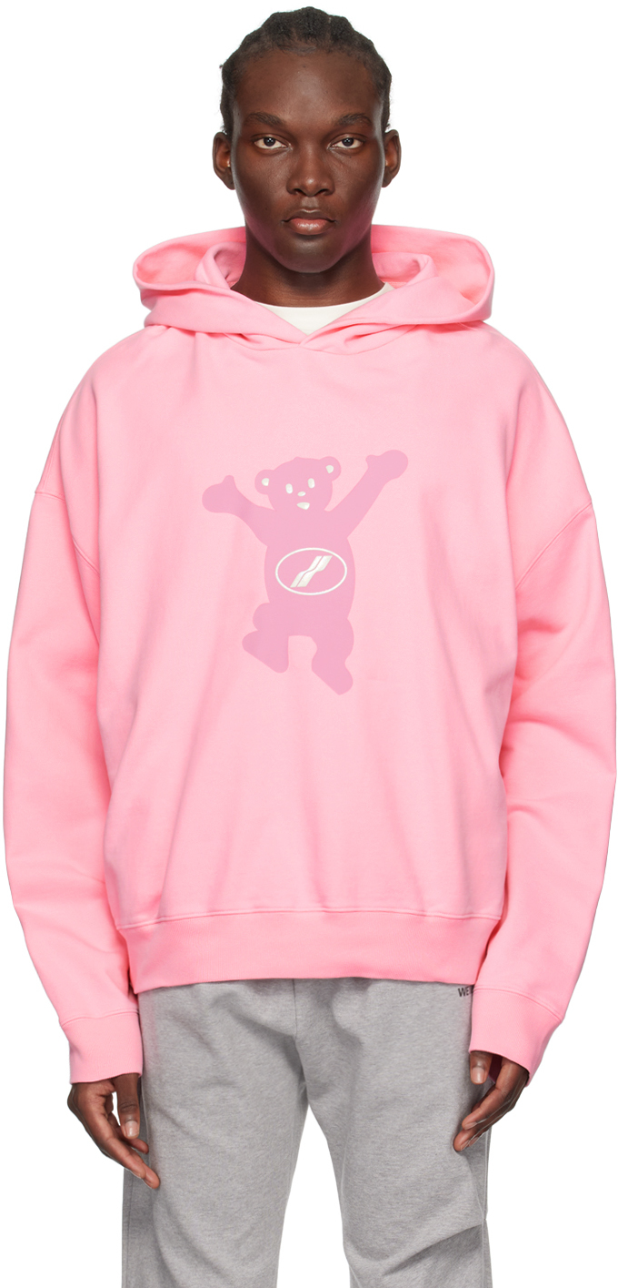 Teddy hoodie pink on sale