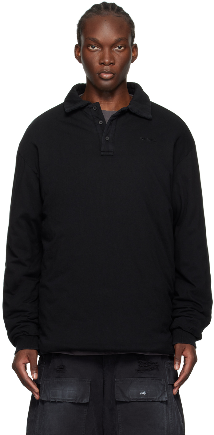 Black Padded Polo