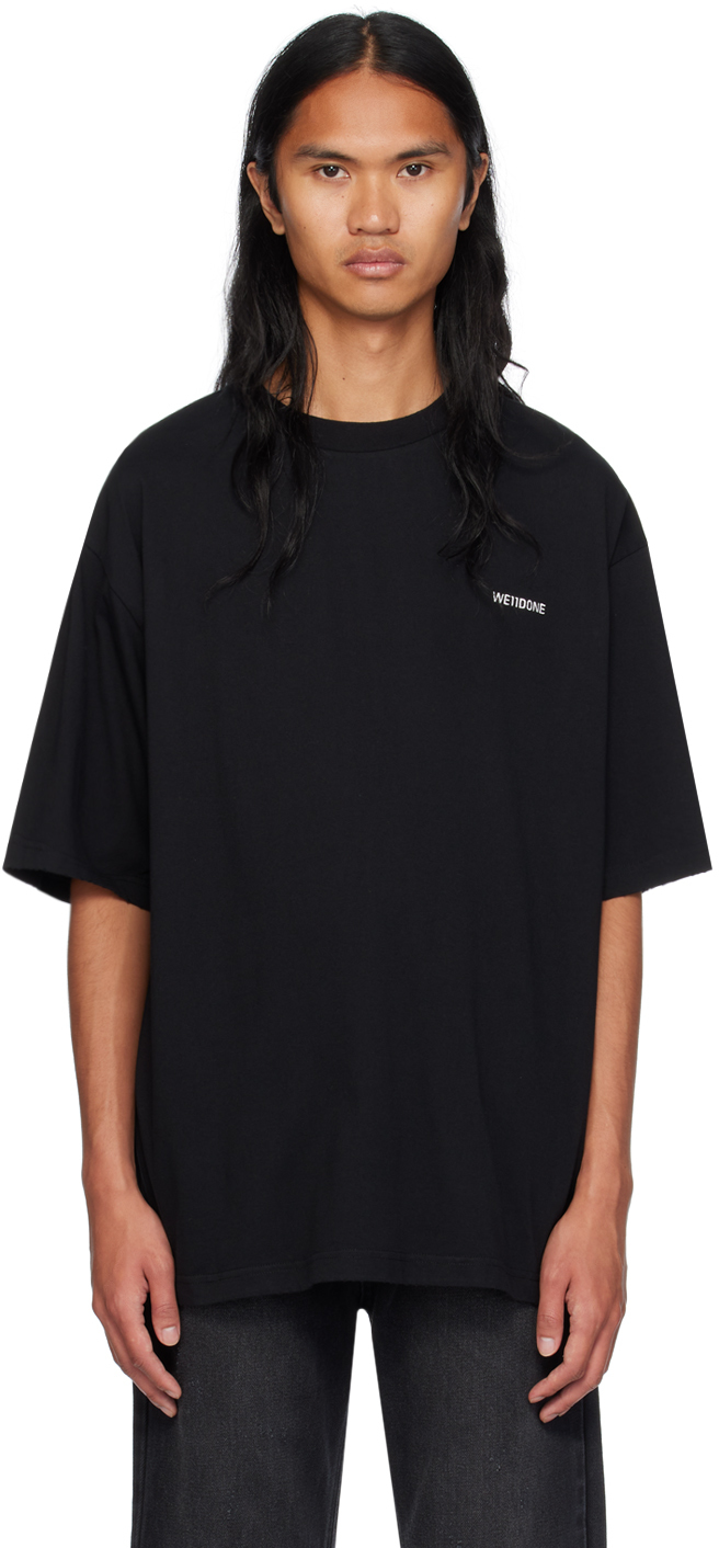 Black Princess Print Damaged T-Shirt