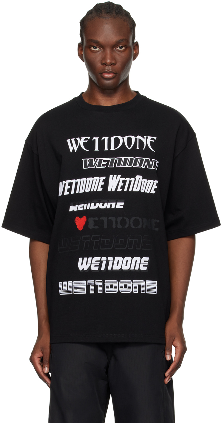 Black 'LOVE WE11DONE' T-Shirt