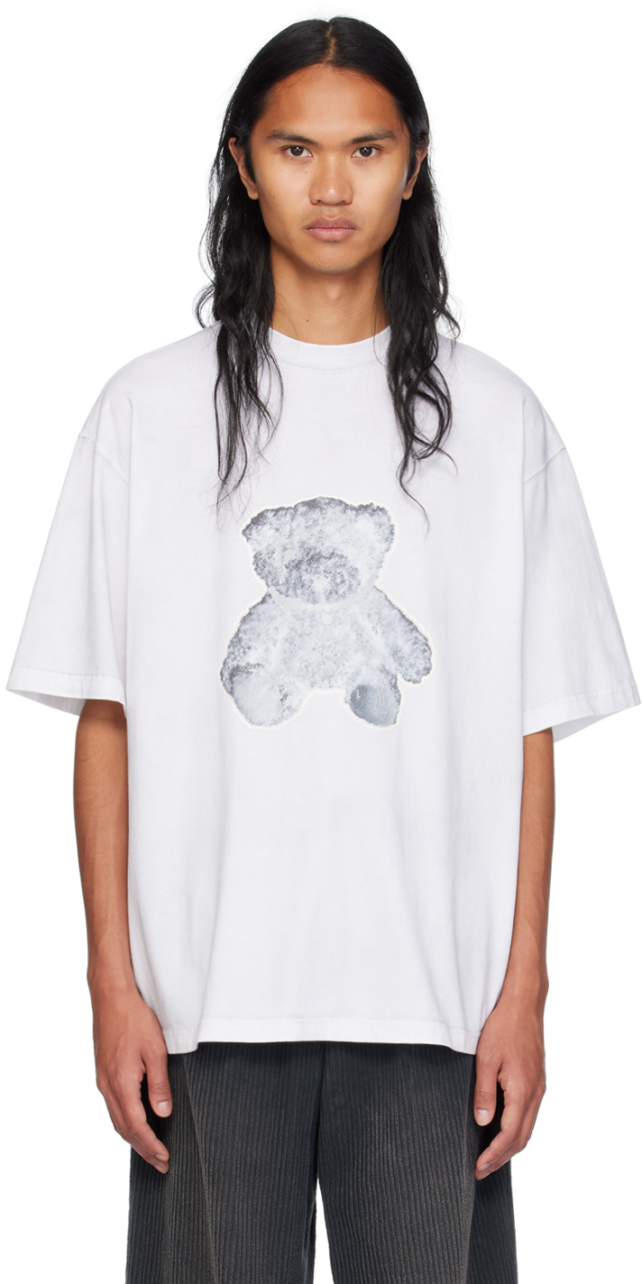 Shop We11 Done Off-white Necklace Teddy T-shirt