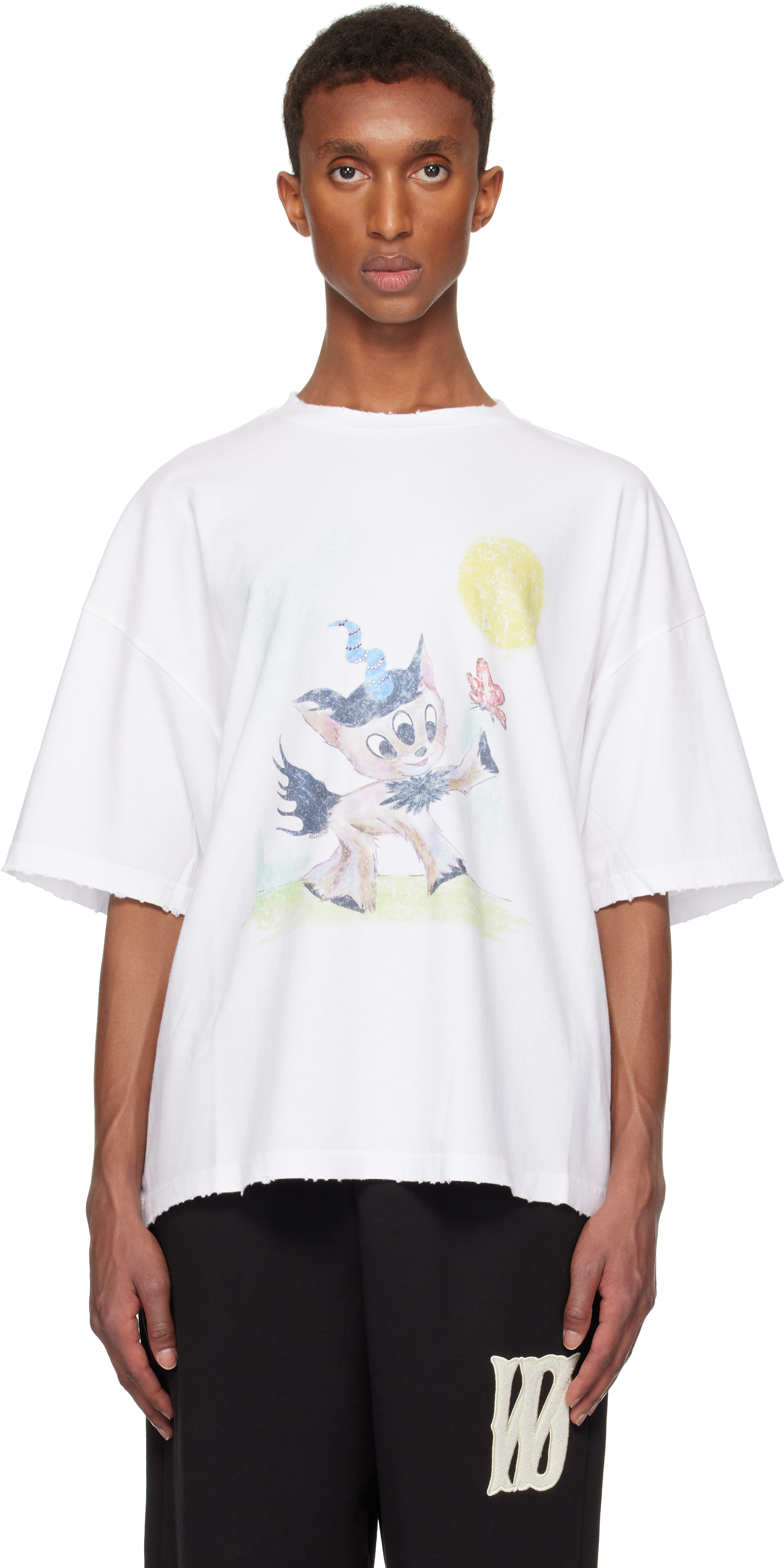 Shop We11 Done White Monster Pony T-shirt