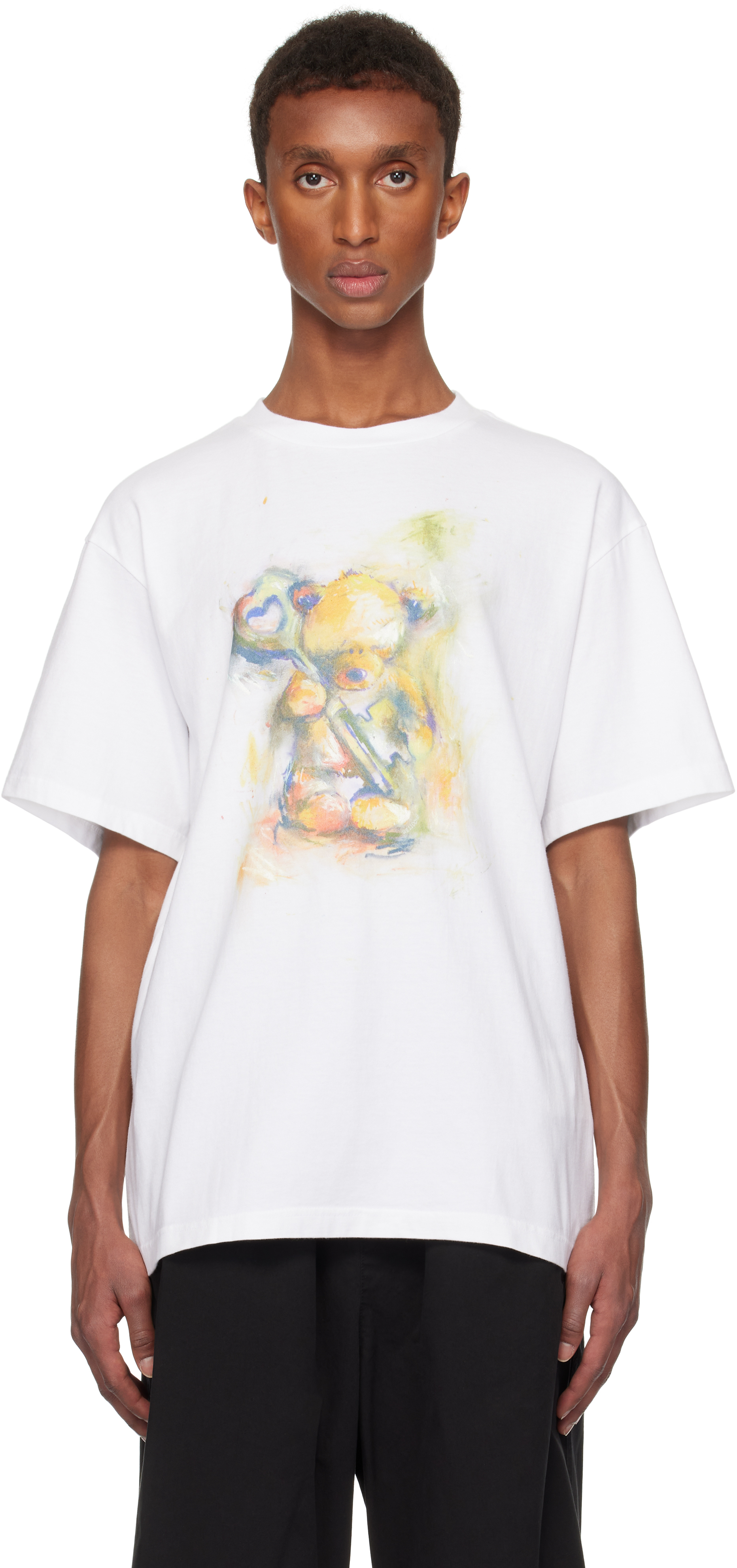 Shop We11 Done White Teddy Bear T-shirt